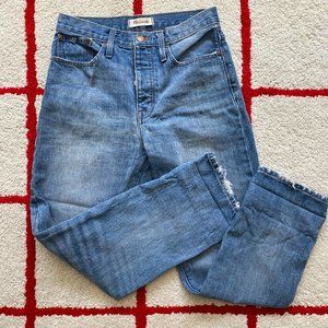 Madewell Dad Jean Straight High Rise Denim Jean